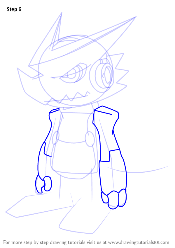 Learn How to Draw Shoutmon from Digimon Fusion (Digimon Fusion) Step by Step Drawing Tutorials