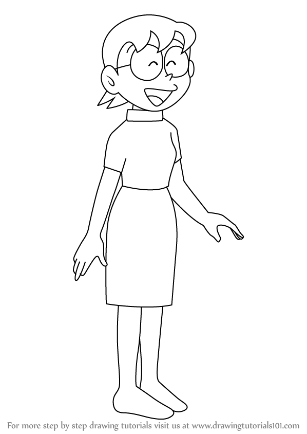 Learn How to Draw Tamako Nobi from Doraemon (Doraemon Learn How to Draw Tamako Nobi from Doraemon (Doraemon