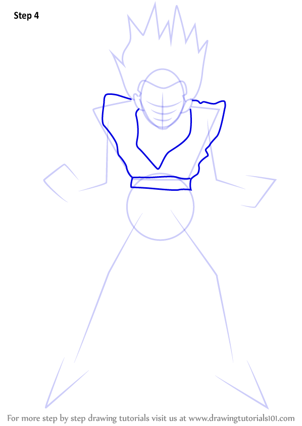 Learn How to Draw Vegito from Dragon Ball Z (Dragon Ball Z
