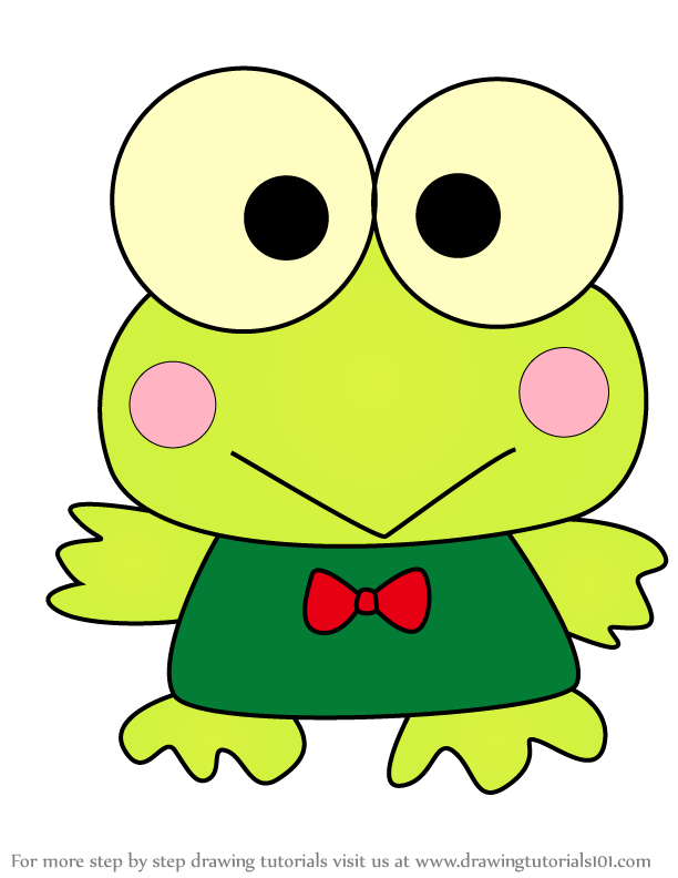 How to Draw Keroppi from Hello Kitty (Hello Kitty) Step by Step