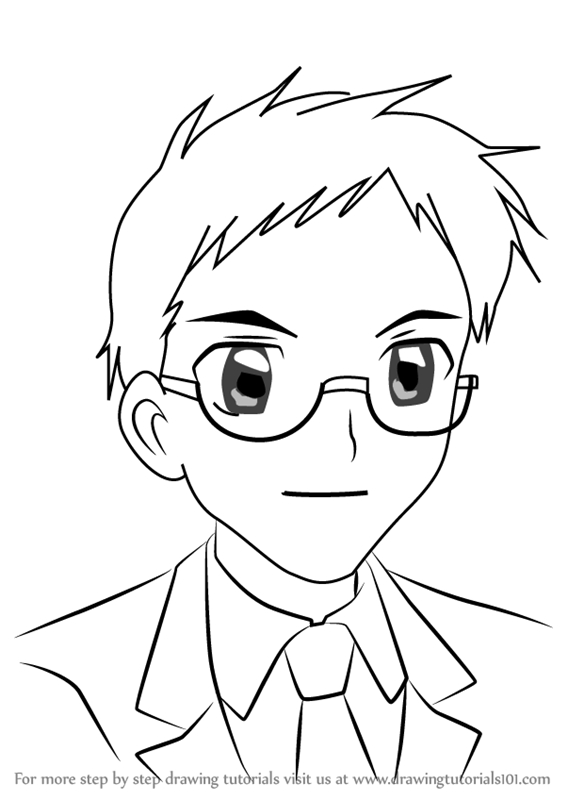 Learn How to Draw Producer Muranishi from Kirarin Revolution (Kirarin