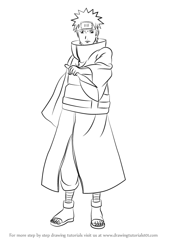 Learn How to Draw Yahiko from Naruto (Naruto) Step by Step