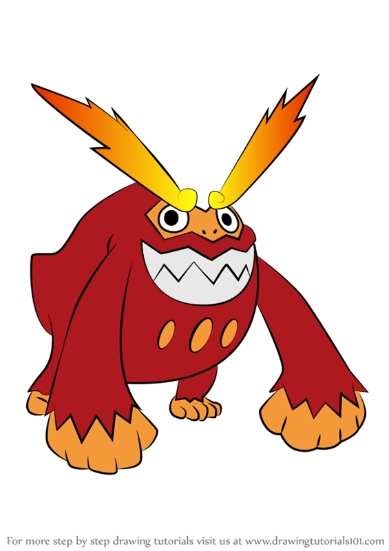 Learn How to Draw Darmanitan from Pokemon (Pokemon) Step by Step