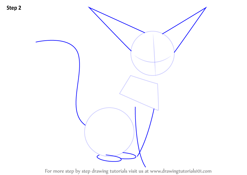 Learn How to Draw Espeon from Pokemon (Pokemon) Step by