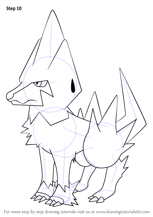 Step by Step How to Draw Manectric from Pokemon Step by Step How to Draw Manectric from Pokemon