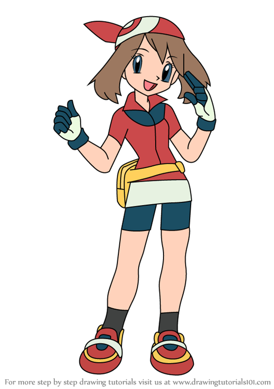 Learn How to Draw May from Pokemon (Pokemon) Step by Step