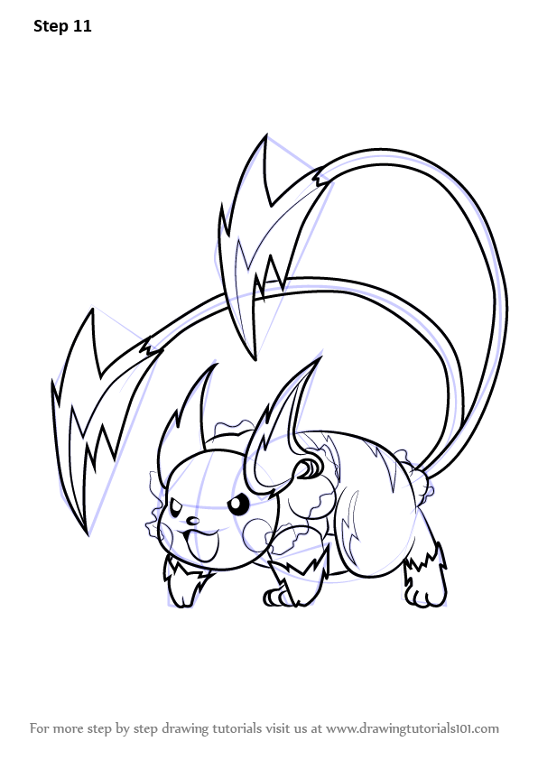 34+ Coloriage Pokemon Mega Raichu PNG pokemon coloriage la mega evolusion