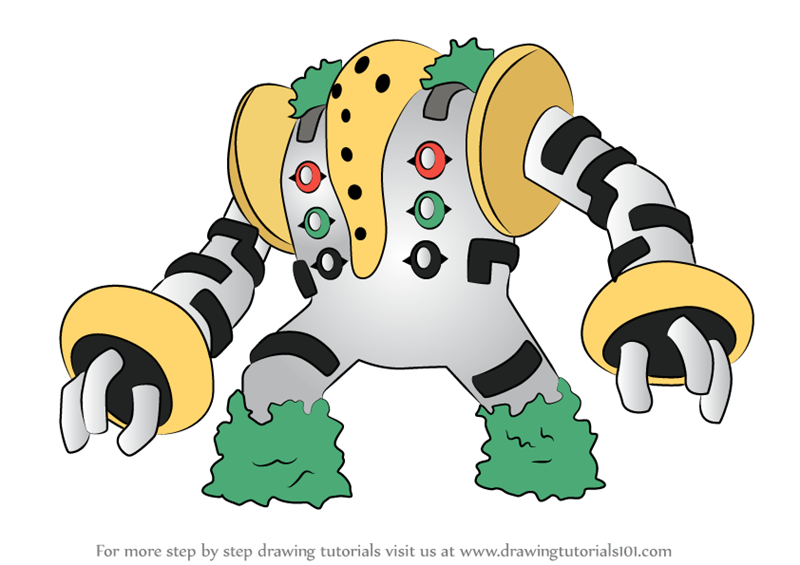 Learn How to Draw Regigigas from Pokemon (Pokemon) Step by Step Drawing Tutorials