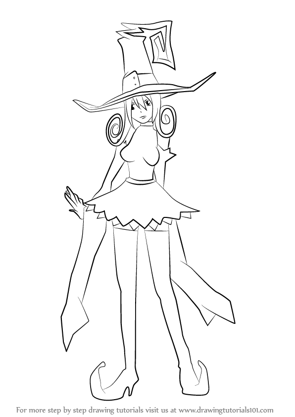 Step by Step How to Draw Blair from Soul Eater