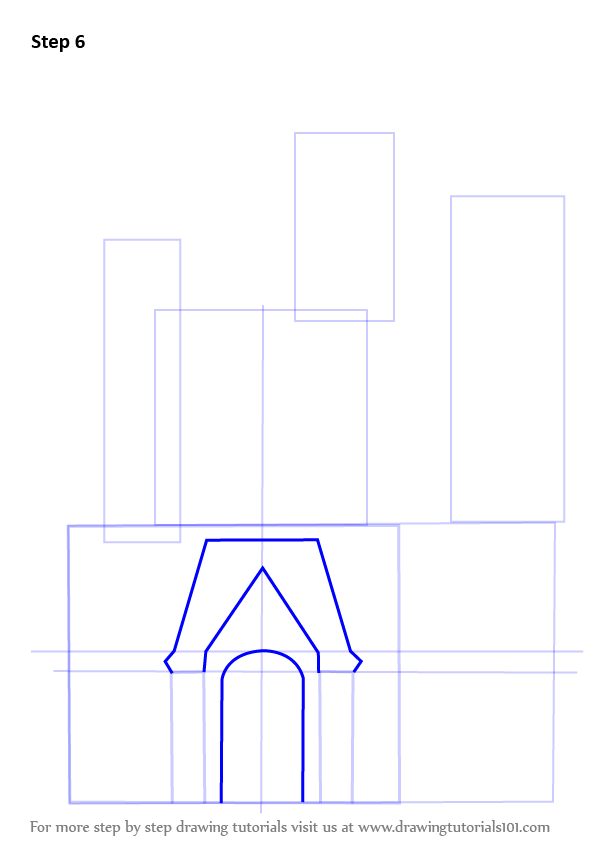 Learn How to Draw a Castle for Kids (Castles) Step by Step Drawing Tutorials