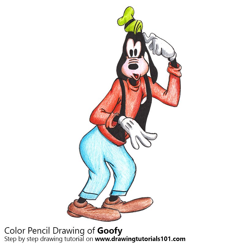 How to Draw a Goofy (Goofy) Step by Step
