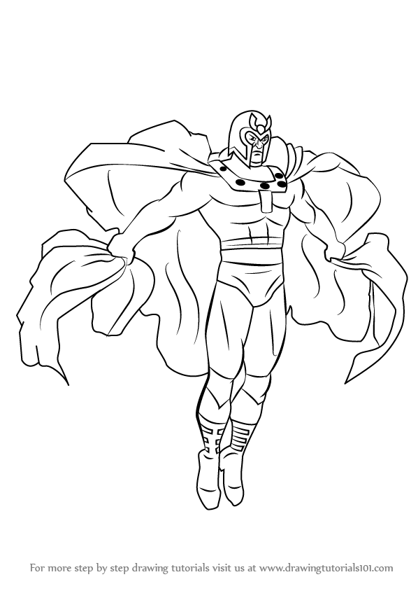 Learn How to Draw from XMen (XMen) Step by Step Drawing