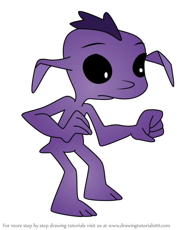 Step by Step How to Draw Gremlin from American Dragon Jake Long