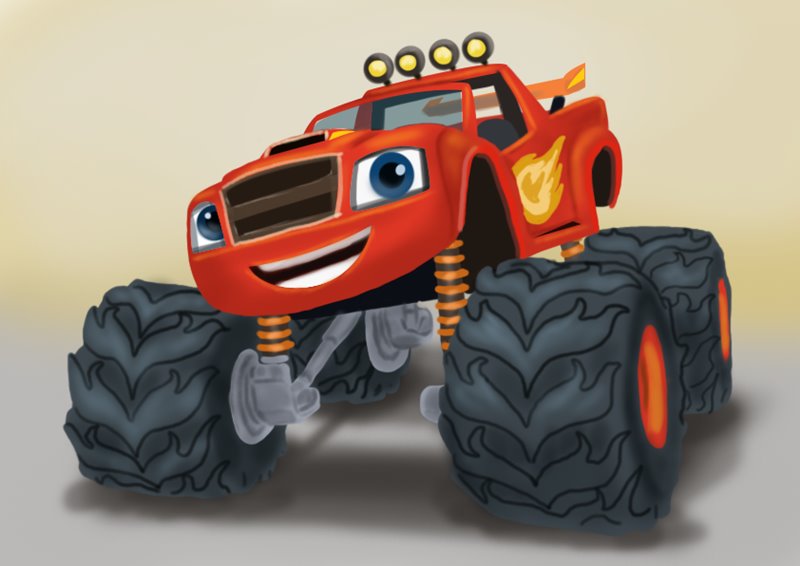Learn How to Draw Blaze from Blaze and the Monster Machines (Blaze and