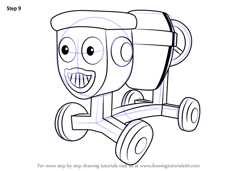 How to Draw Dizzy from Bob the Builder (Bob the Builder) Step by Step