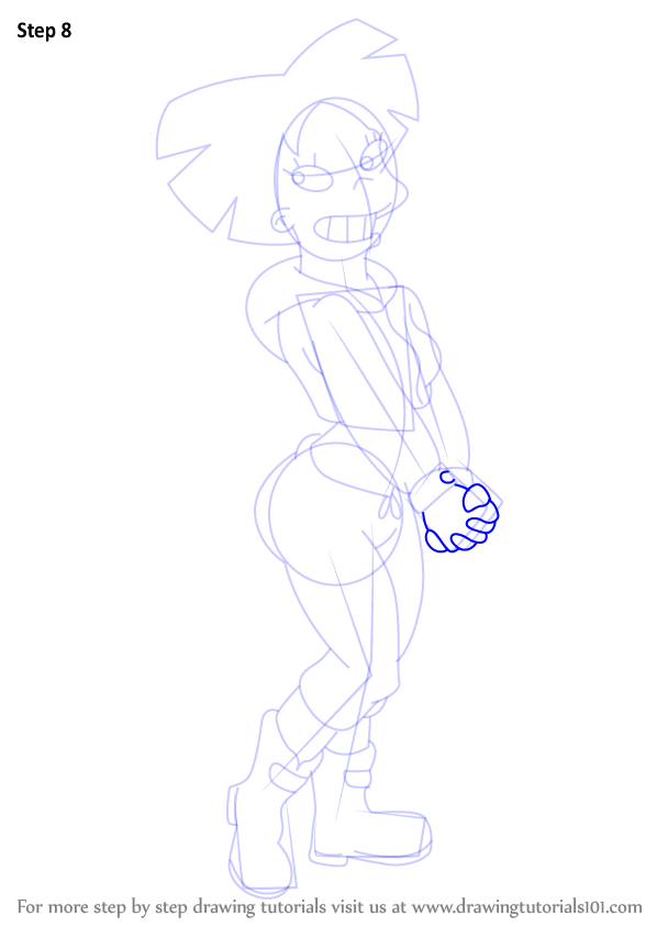 Learn How to Draw Amy Wong from Futurama (Futurama) Step