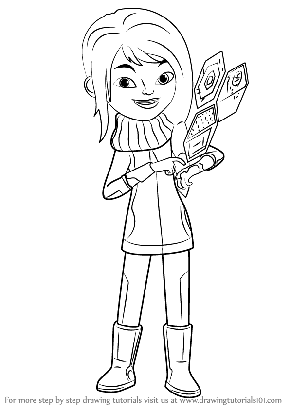 Learn How to Draw Loretta Callisto from Miles from