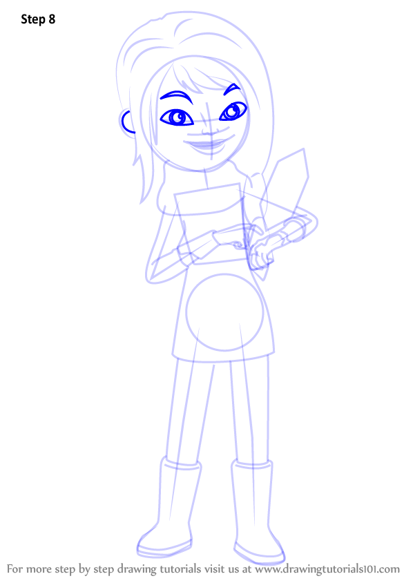 Learn How to Draw Loretta Callisto from Miles from