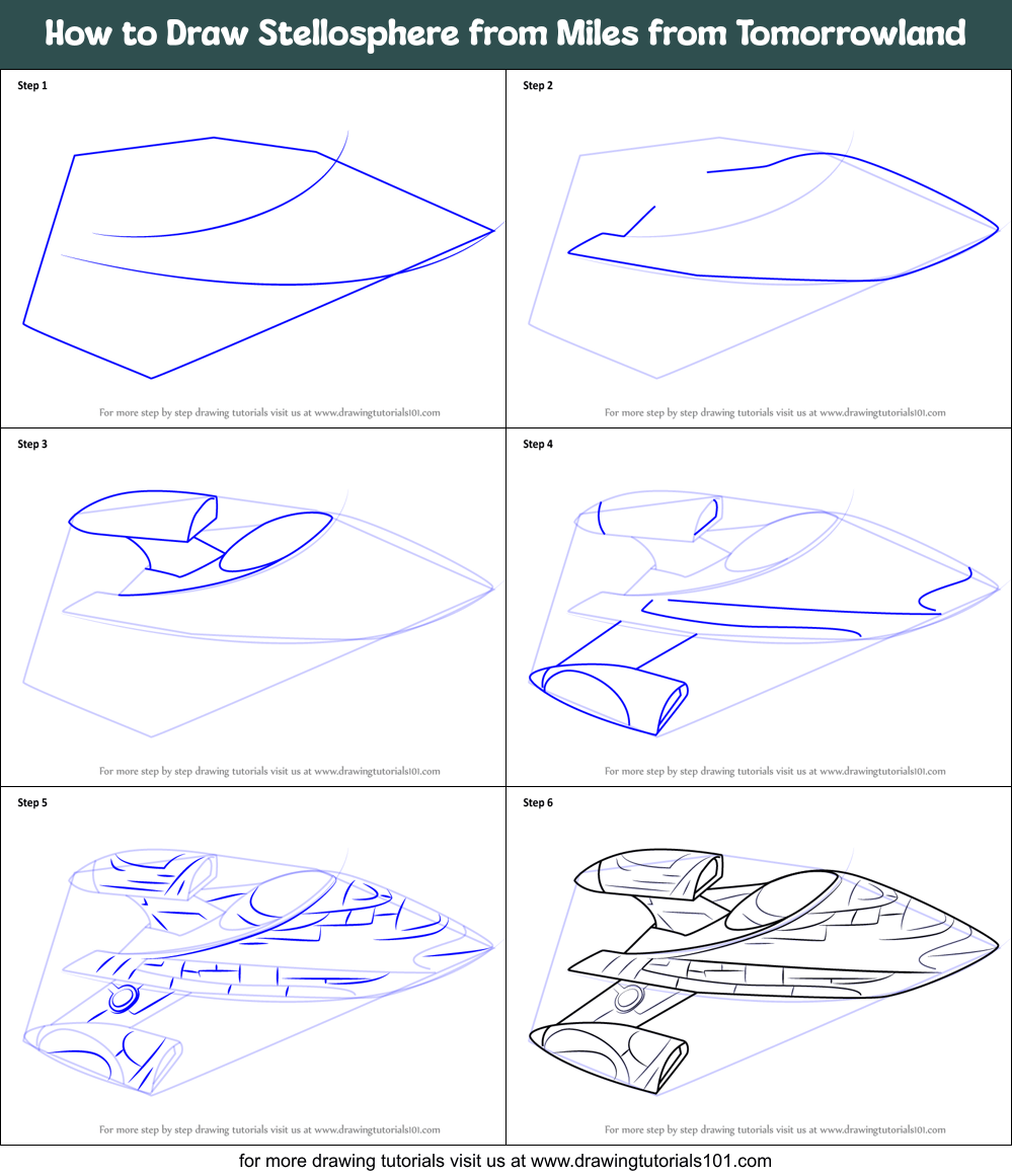 How to Draw Stellosphere from Miles from Tomorrowland