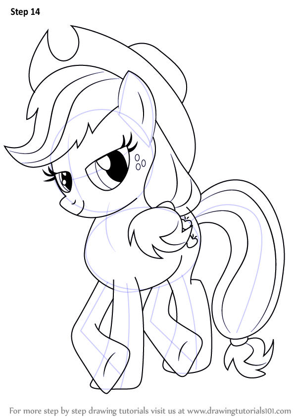 Learn How to Draw Applejack from My Little Pony