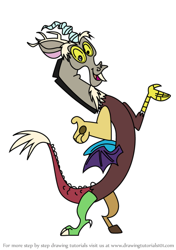 Learn How to Draw Discord from My Little Pony Friendship Is Magic (My
