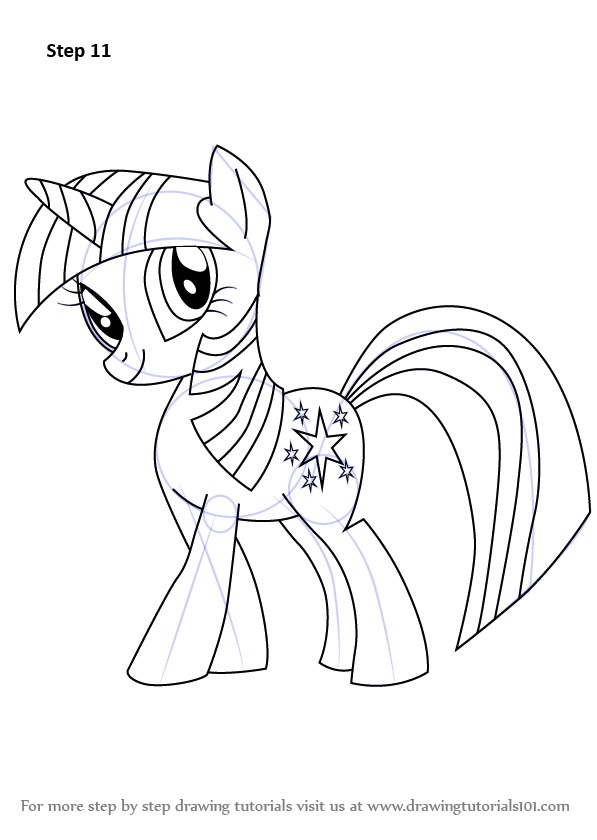 Learn How to Draw Twilight Sparkle from My Little Pony
