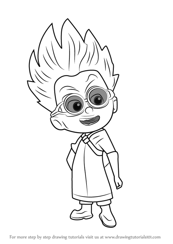 Learn How to Draw Romeo from PJ Masks (PJ Masks) Step by Step Drawing