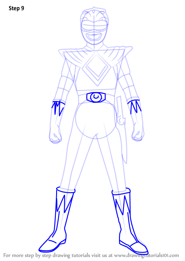 Learn How to Draw Green Ranger from Power Rangers (Power