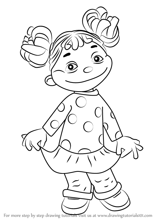 Learn How to Draw Gabriela from Sid the Science Kid (Sid