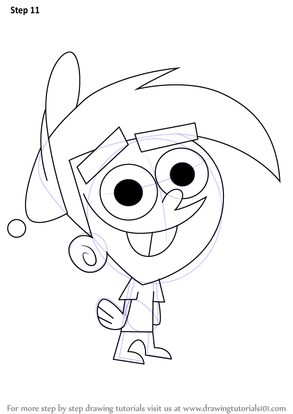 Learn How to Draw Timmy Turner from The Fairly OddParents (The Fairly