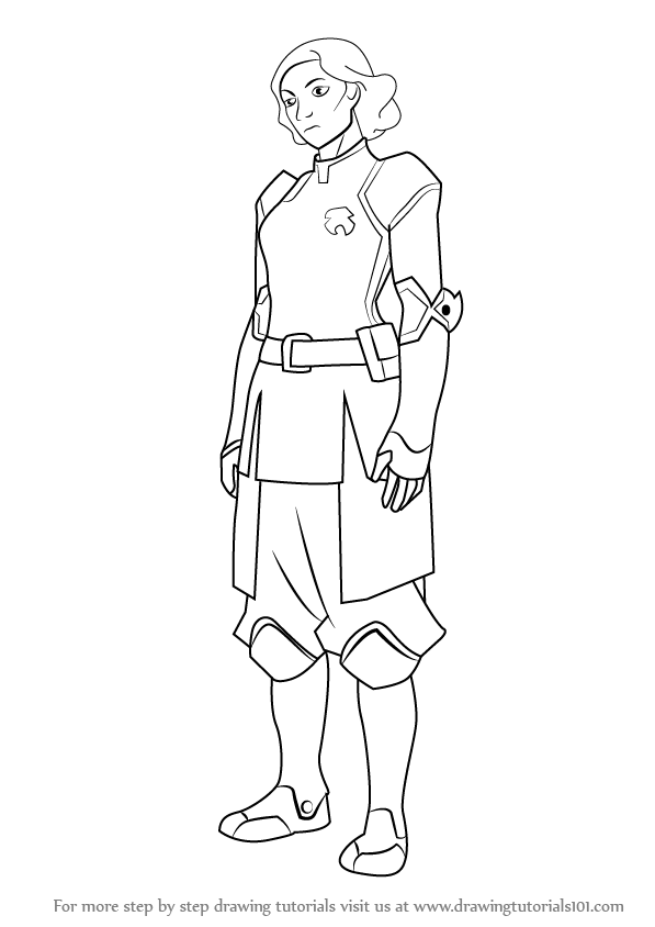 Learn How to Draw Lin Beifong from The Legend of Korra