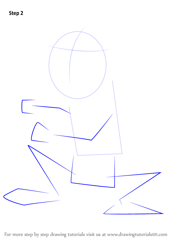 Learn How to Draw Frog from WordWorld (WordWorld) Step by Step