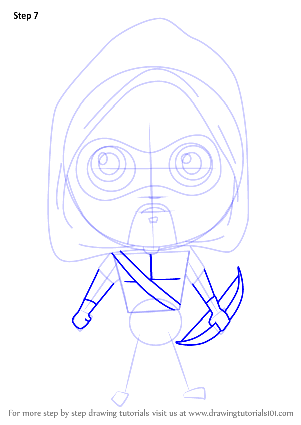 Learn How to Draw Chibi Green Arrow (Chibi Characters) Step by Step Drawing Tutorials