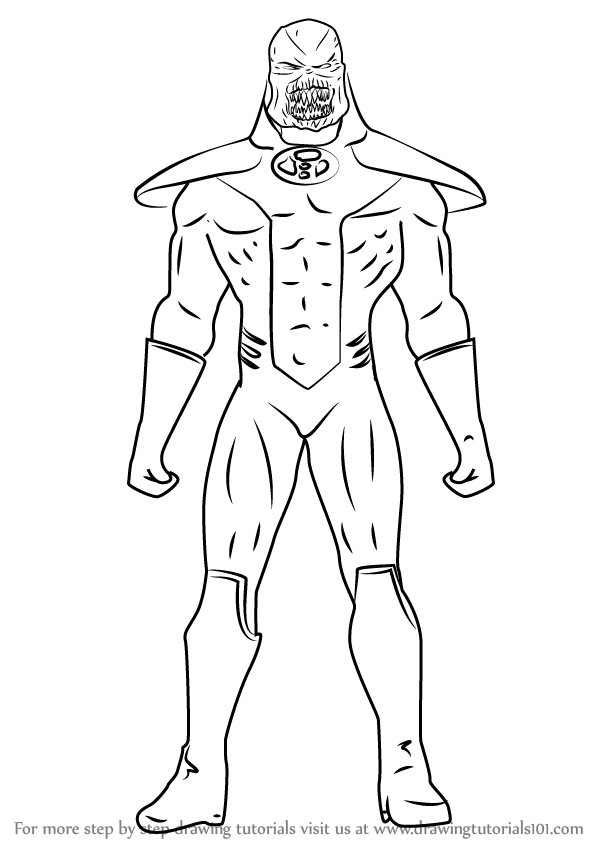 Learn How to Draw Atrocitus (DC Comics) Step by Step Drawing Tutorials