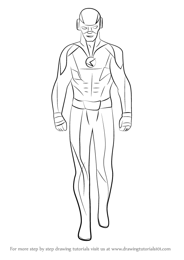 Learn How To Draw Reverse Flash (Dc Comics) Step By Step : Drawing Tutorials