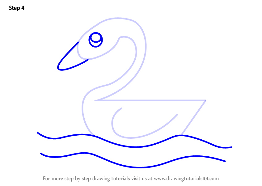 Learn How to Draw a Duck using Number 2 (Animals with Numbers) Step by