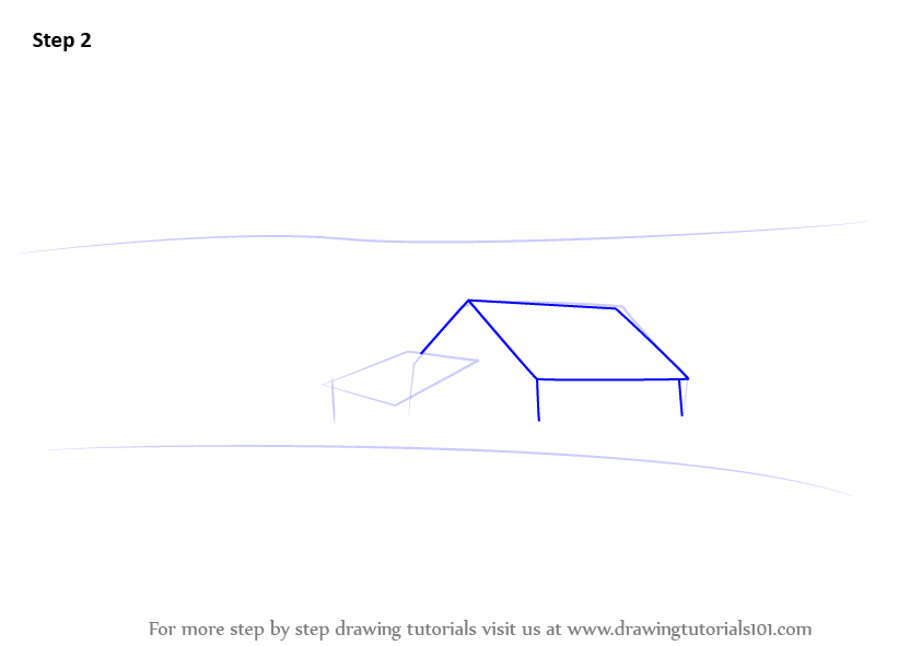 Learn How to Draw a Barn (Houses) Step by Step Drawing Tutorials