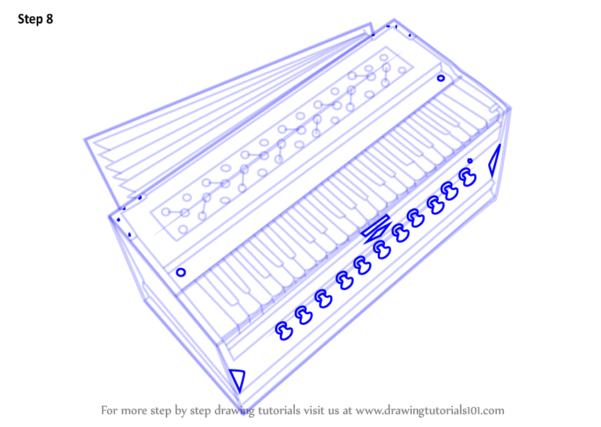 How To Draw Harmonium at How To Draw