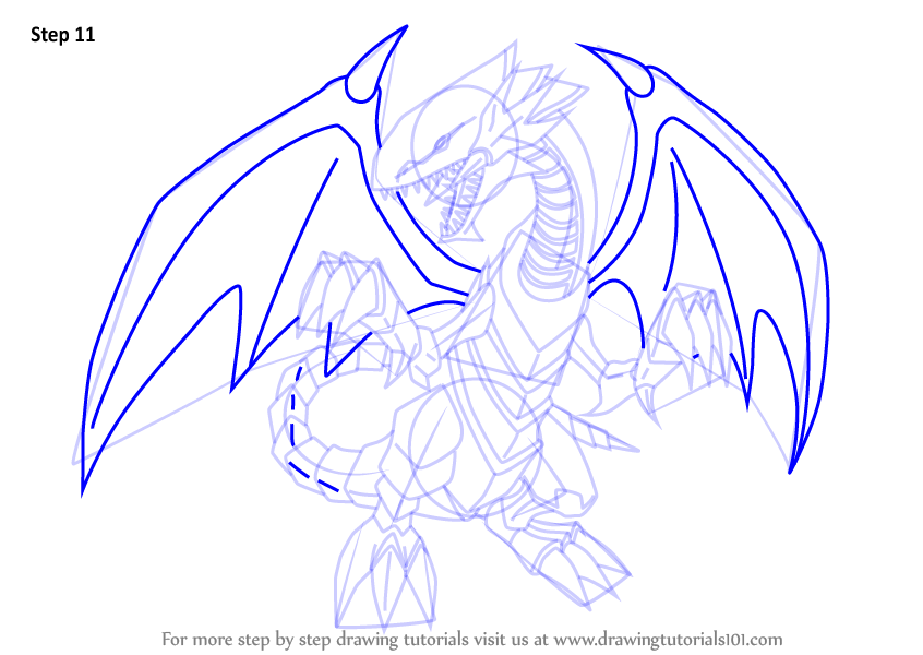 Learn How to Draw BlueEyes White Dragon from YuGiOh! Official Card Game (YuGiOh! Official