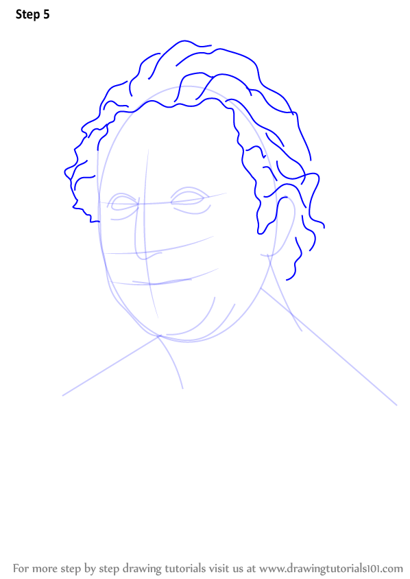 Learn How to Draw Albert Einstein (Famous People) Step by Step Drawing Tutorials