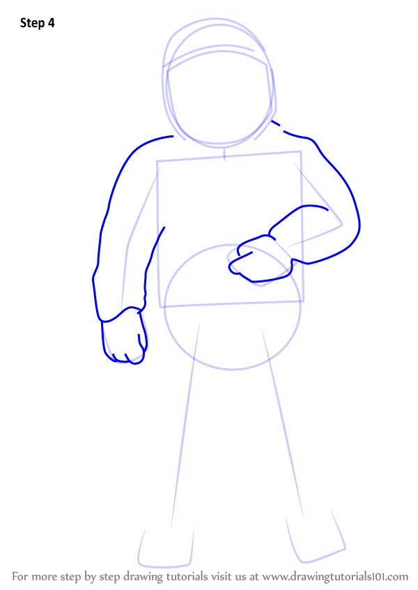 Learn How to Draw an Astronaut (Other Occupations) Step by