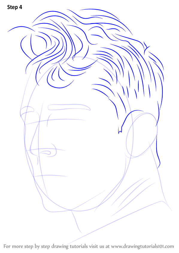 Learn How to Draw MGK aka Machine Gun Kelly (Rappers) Step by Step