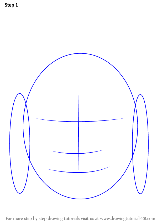 Learn How to Draw Buddha Face (Buddhism) Step by Step