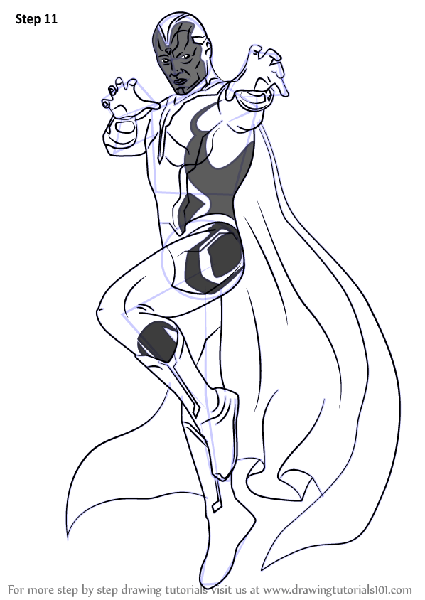 Learn How to Draw Vision from Captain America Civil War Learn How to Draw Vision from Captain America Civil War