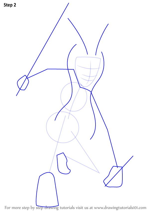 Learn How to Draw Ahsoka Tano from Star Wars (Star Wars) Step by Step Drawing Tutorials