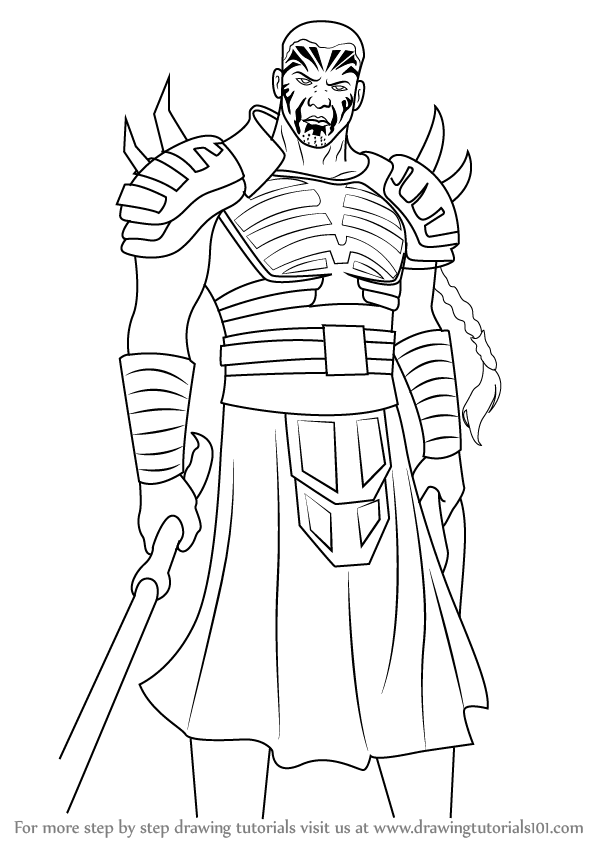 Learn How to Draw Darth Krayt from Star Wars (Star Wars