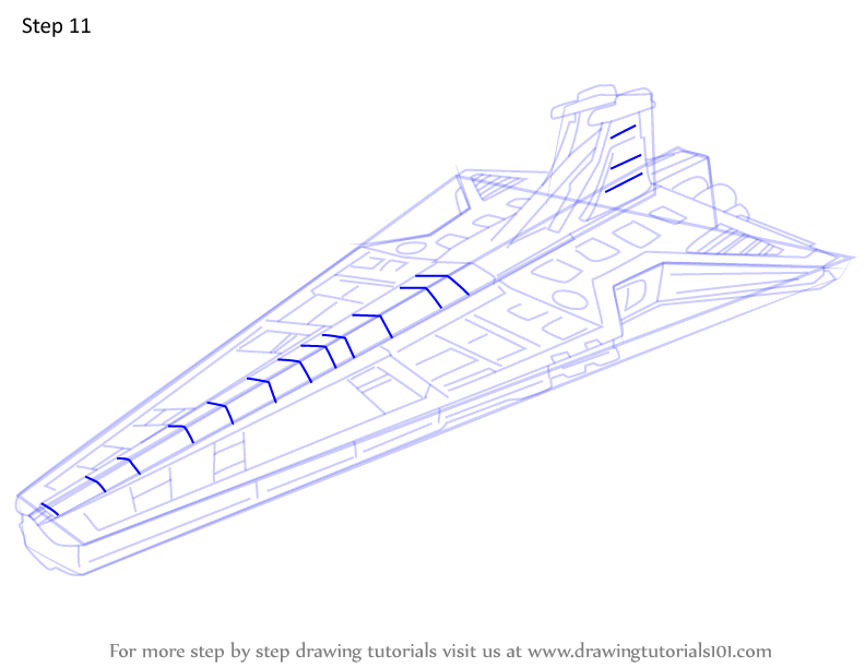 How to Draw Venator Class Star Destroyer from Star Wars (Star Wars