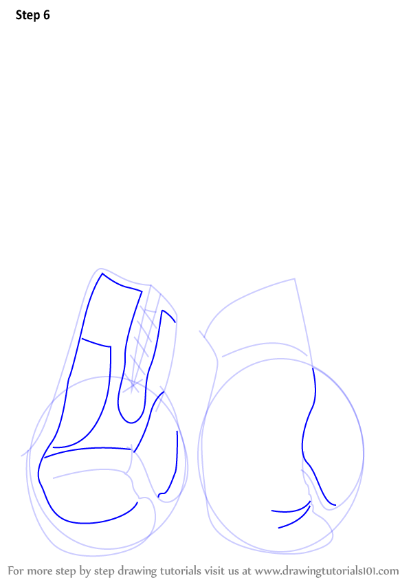 Learn How to Draw Boxing Gloves (Boxing) Step by Step Drawing Tutorials