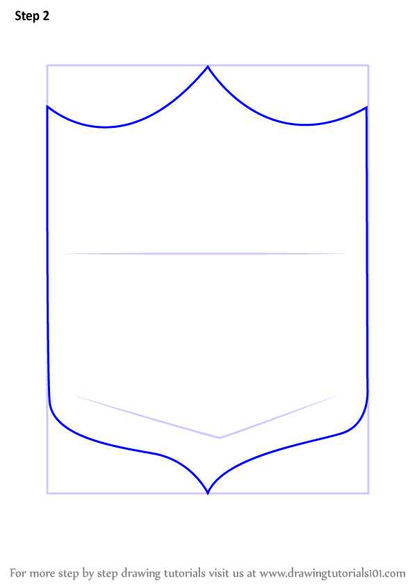 Learn How to Draw NFL Logo (NFL) Step by Step Drawing Tutorials