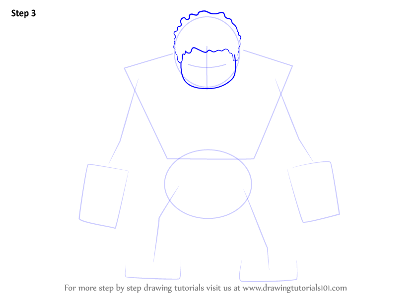 Learn How to Draw Lego The Hulk (Lego) Step by Step Drawing Tutorials